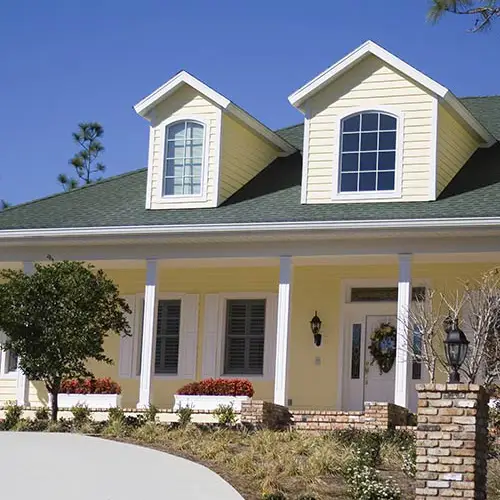 Modern suburban home in a residential neighborhood - Keep pests away form your home with Active Pest Control in GA